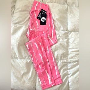 Bubble gum- Drizzle Leggings Medium